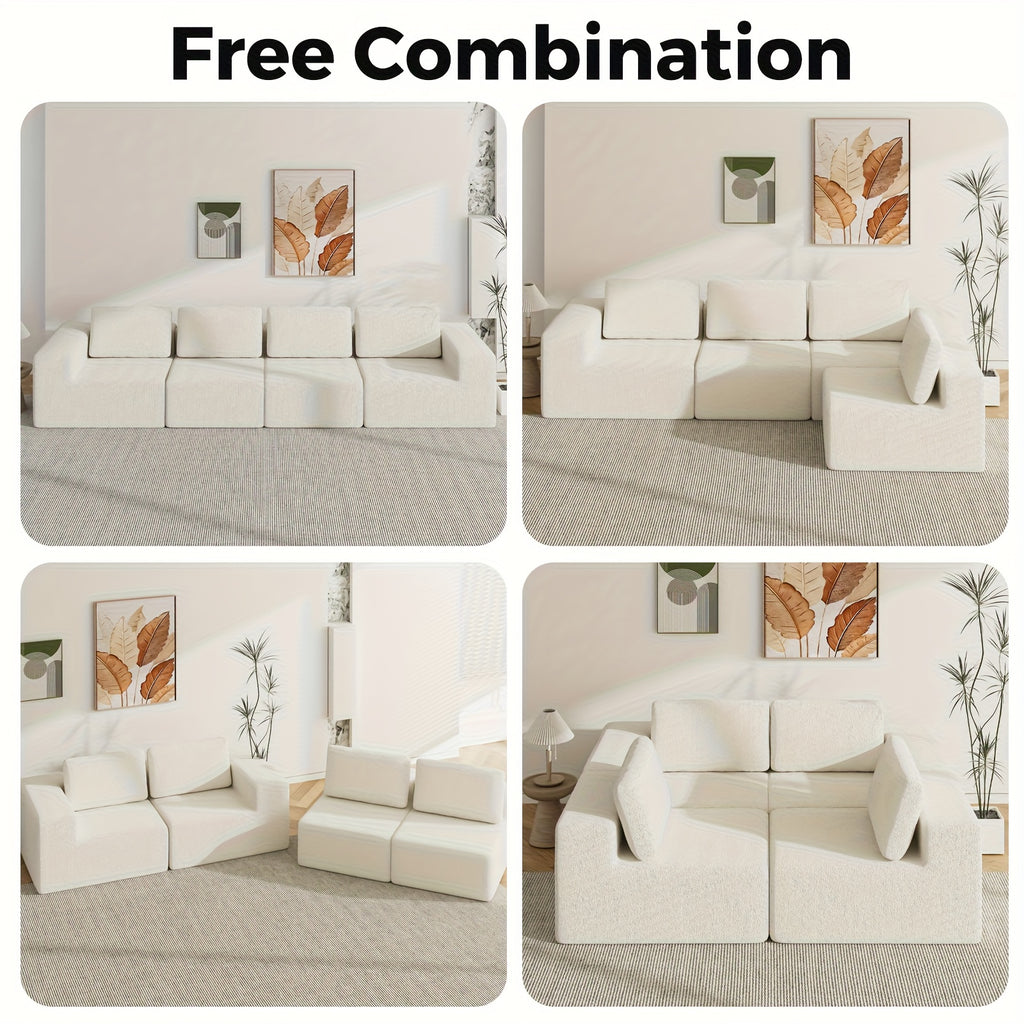 Modular 4-Seater Sofa Lounge