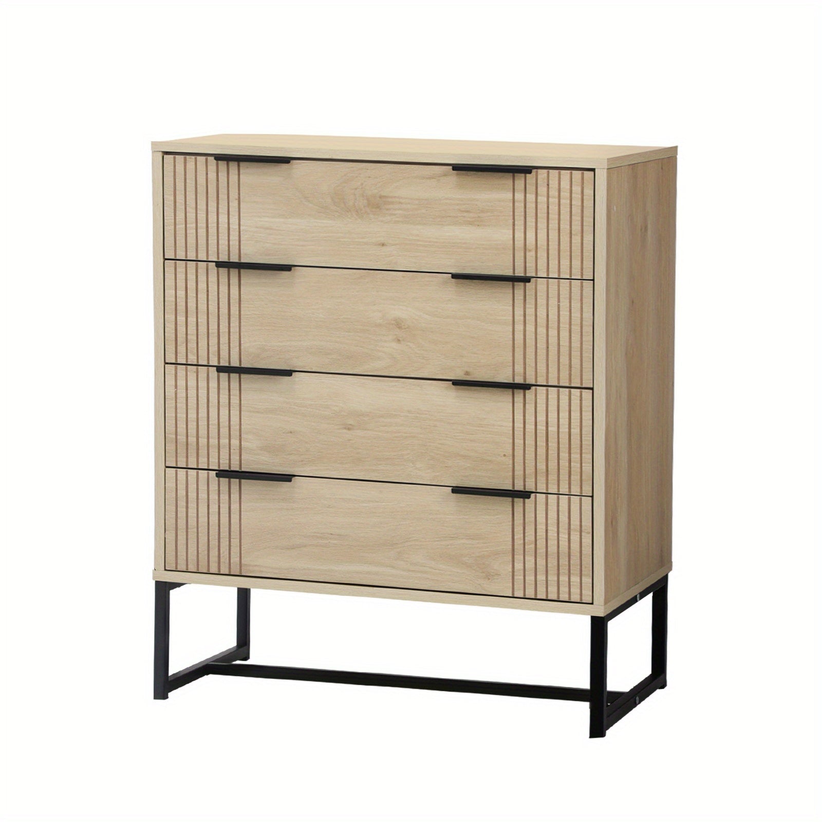4-Drawer Modern Lowboy Dresser