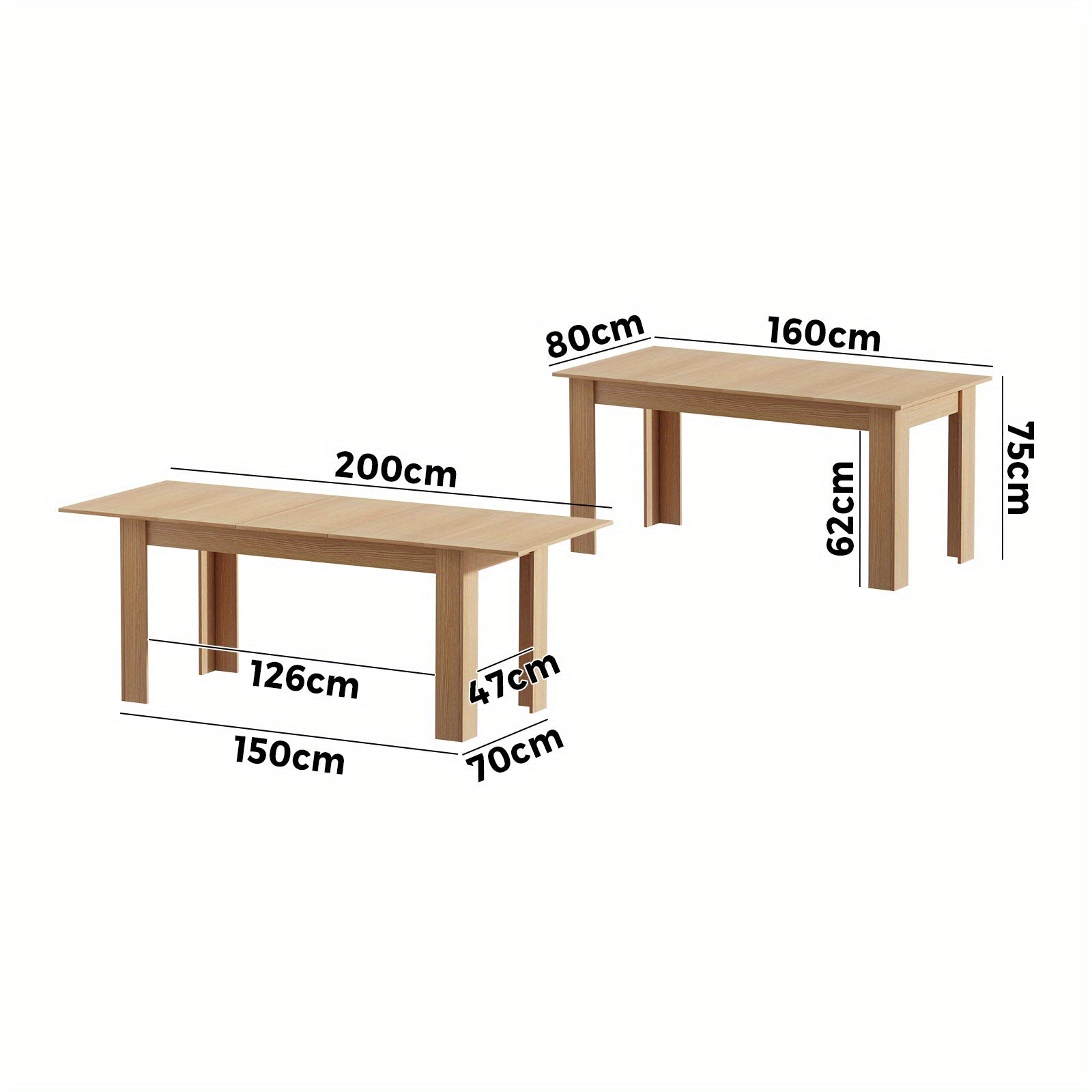 Modern Extendable Dining Table