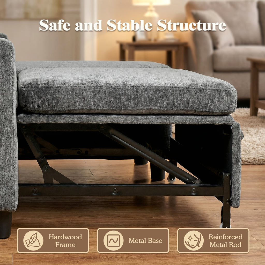 L Shaped Reversible Sleeper Sofa Bed