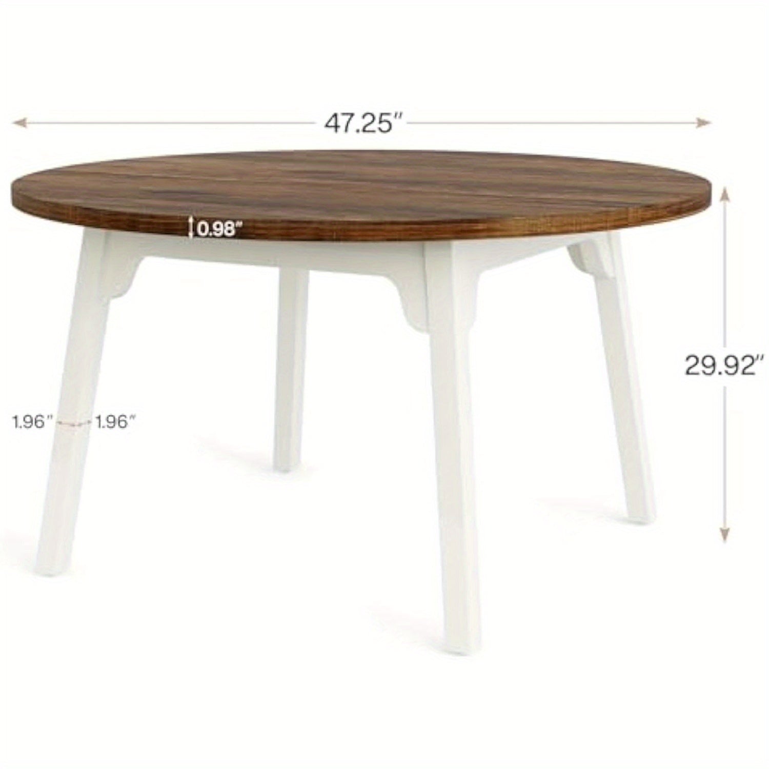 Farmhouse Round Dining Table