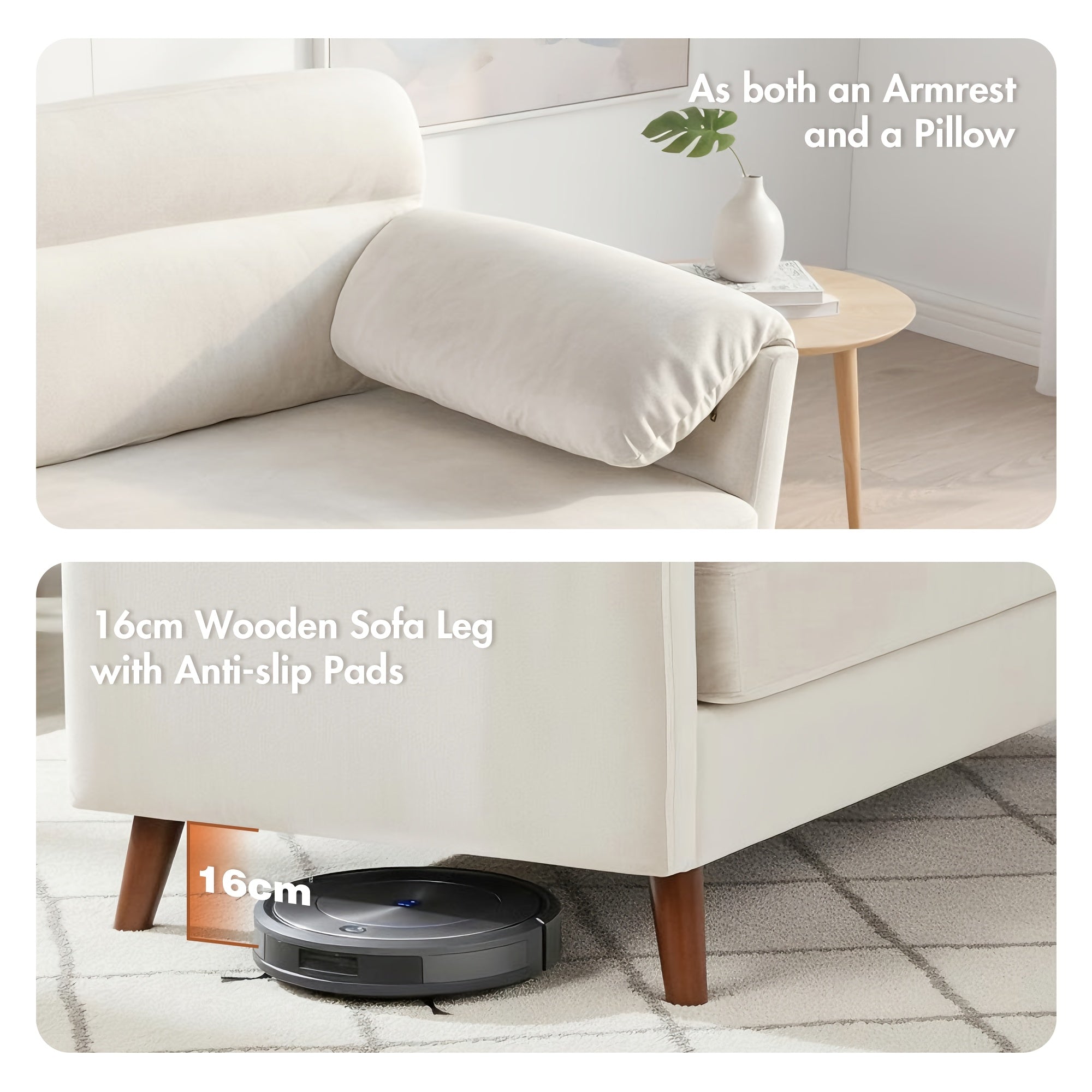 Modern Luxury 2-Seater Sofa